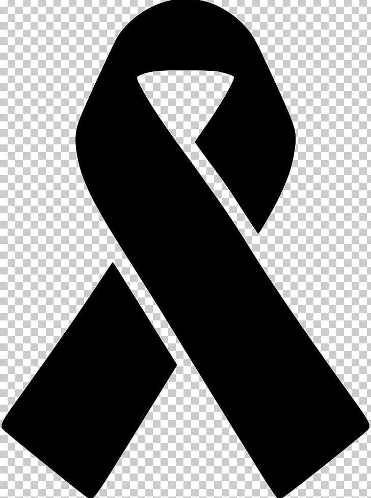 AIDS Black Ribbon Red Ribbon Computer Icons PNG, Clipart, Aids, Angle, Awareness Ribbon, Black, Black And White Free PNG Download