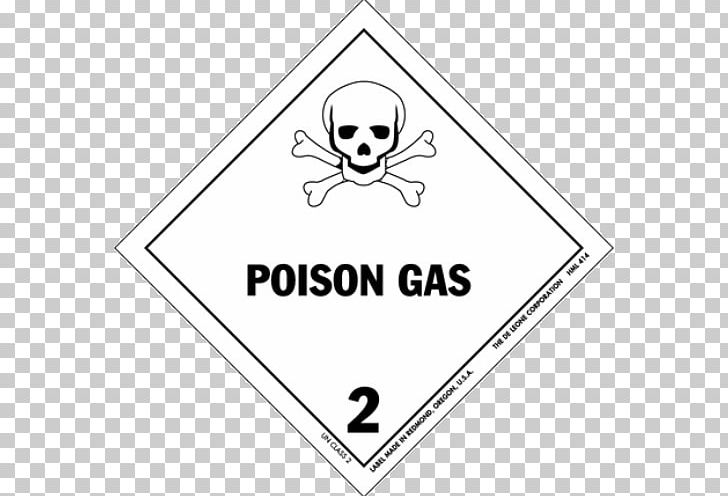 HAZMAT Class 2 Gases Dangerous Goods Poison Toxicity PNG, Clipart, Angle, Area, Art, Black, Black And White Free PNG Download