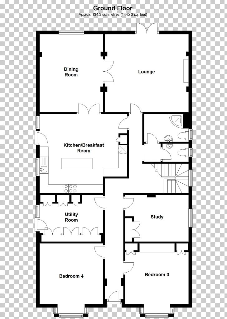 Floor Plan Villa Storey Apartment PNG, Clipart, Angle, Apartment, Area, Black And White, Condominium Free PNG Download