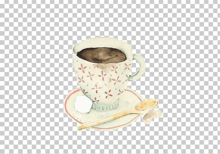 Coffee Cafe Watercolor Painting Illustrator PNG, Clipart, Art, Art Museum, Cafe, Ceramic, Coffee Free PNG Download