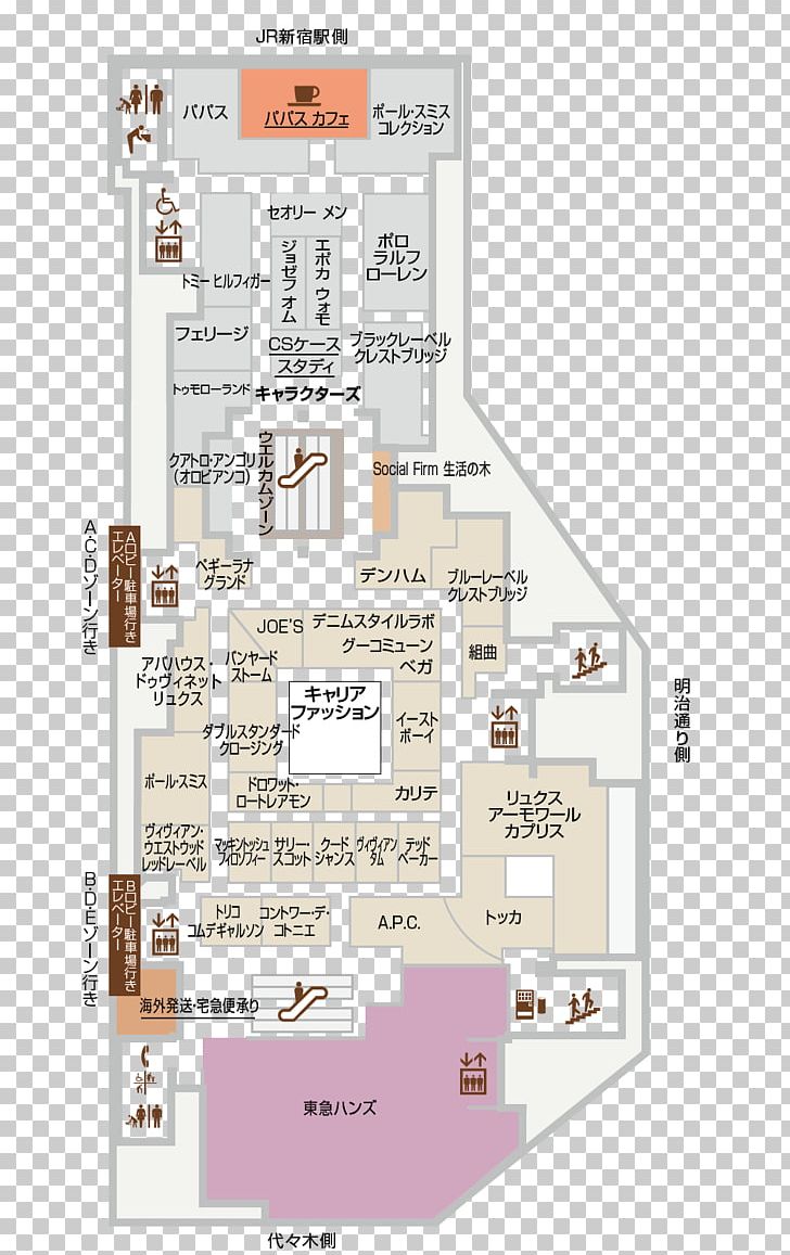 Takashimaya Shinjuku Kinokuniya Southern Theatre TAKASHIMAYA JR Entrance / Exit Premium Friday PNG, Clipart, Angle, Area, Diagram, Floor Plan, Line Free PNG Download