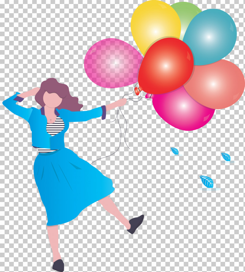 Girl Balloon Party PNG, Clipart, Balloon, Girl, Happy, Magenta, Party Free PNG Download