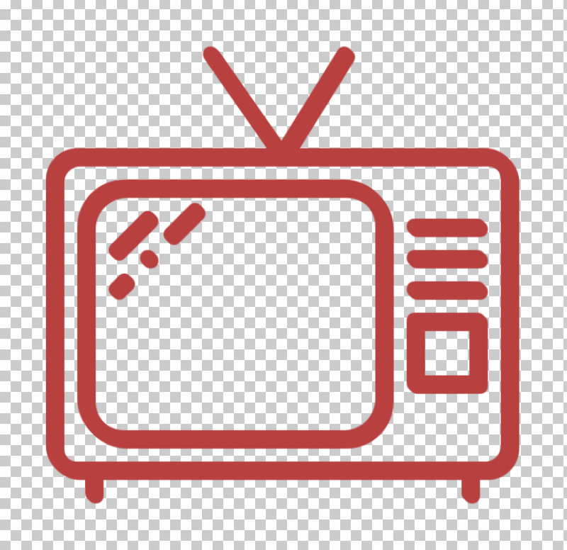 Hotel Services Icon Tv Icon Television Icon PNG, Clipart, Hotel Services Icon, Line, Red, Square, Television Icon Free PNG Download