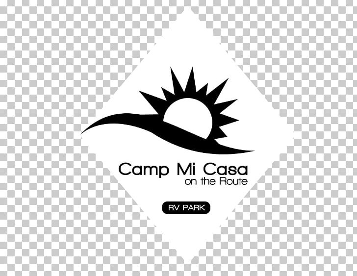 Campervans Caravan Park Logo U.S. Route 66 Camp Mi Casa On The Route PNG, Clipart, Beautiful, Black, Black And White, Brand, Campervans Free PNG Download