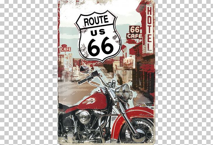 U.S. Route 66 Harley-Davidson Nostalgic Art Nostalgic Tin Sign – Route 66 22164 Motorcycle Metal PNG, Clipart, Brand, Cars, Chopper, Harleydavidson, Highway Free PNG Download