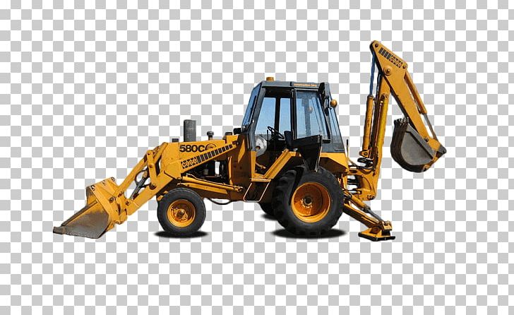 caterpillar job site machine backhoe clipart