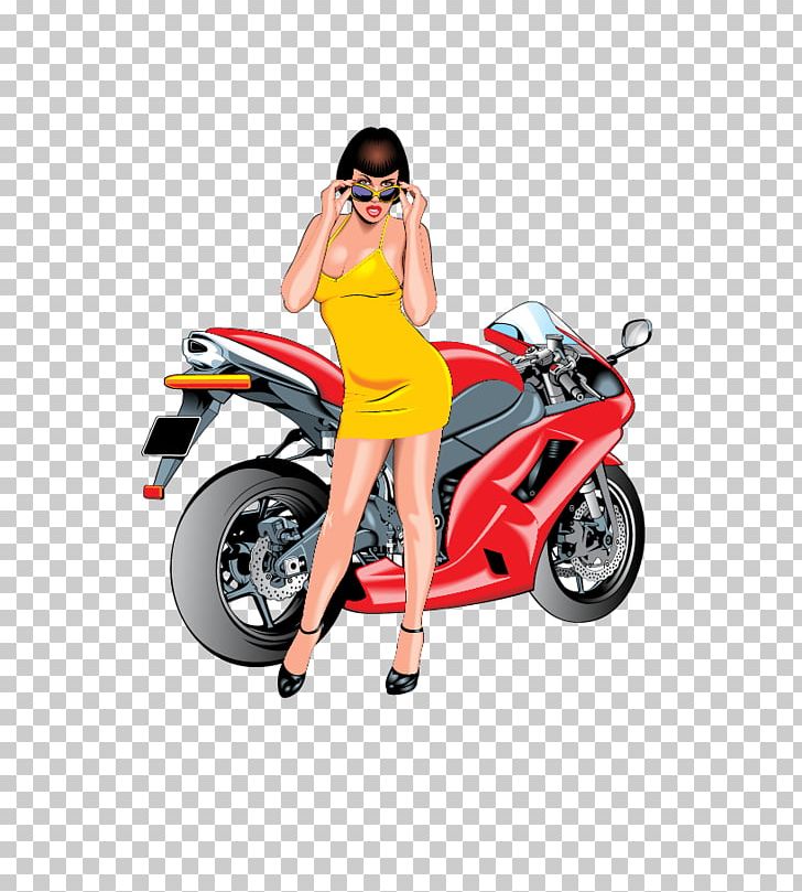 Motorcycle Cartoon Scooter PNG, Clipart, Automotive Design, Beauty, Bicycle Accessory, Car, Cars Free PNG Download