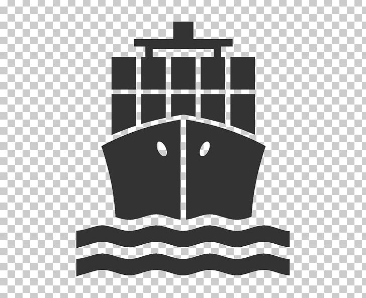 Container Ship Logistics Logo Product PNG, Clipart, Angle, Black, Black And White, Brand, Computer Icons Free PNG Download