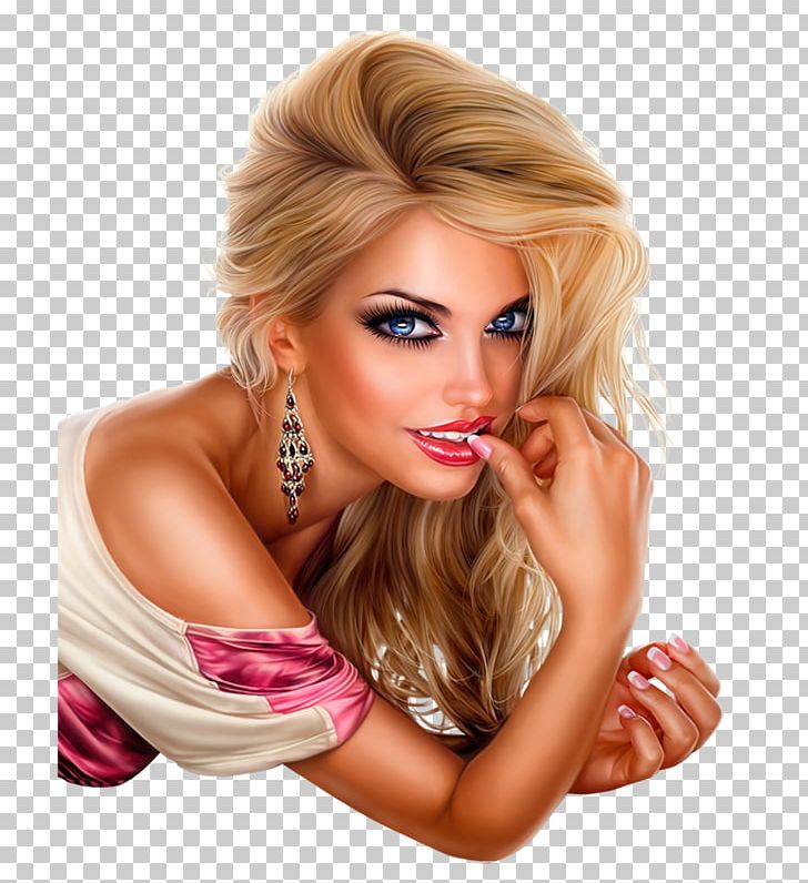 Woman Drawing PNG, Clipart, Beauty, Blond, Blonde Girl, Brown Hair, Cheek Free PNG Download