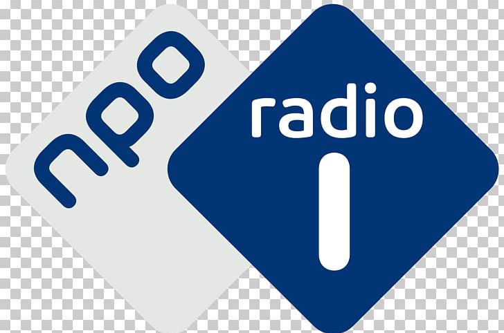 NPO Radio 1 Nederlandse Publieke Omroep Netherlands Radio 1 Journaal Public Broadcasting PNG, Clipart, Blue, Brand, Broadcasting, Communication, Line Free PNG Download