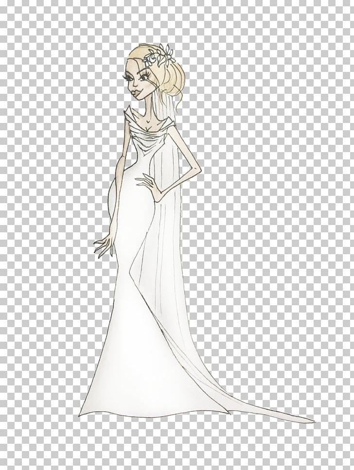 Woman Gown Illustration Wedding Dress PNG, Clipart, Audrey Hepburn, August 2, Costume, Costume Design, Drawing Free PNG Download