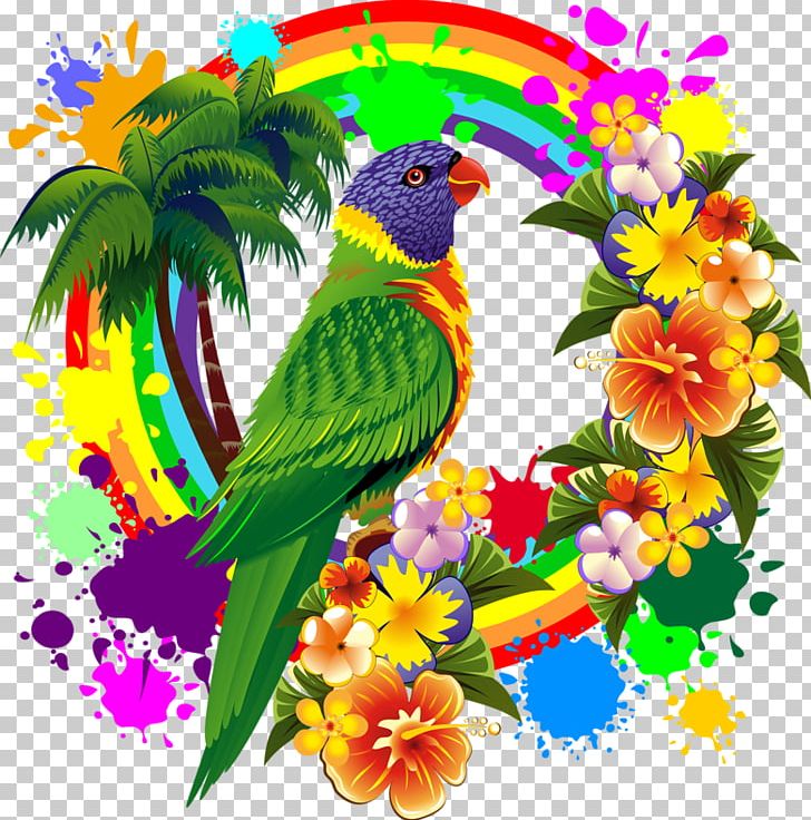 Parrot Rainbow Lorikeet Color PNG, Clipart, Animals, Art, Beak, Bird, Blue Free PNG Download