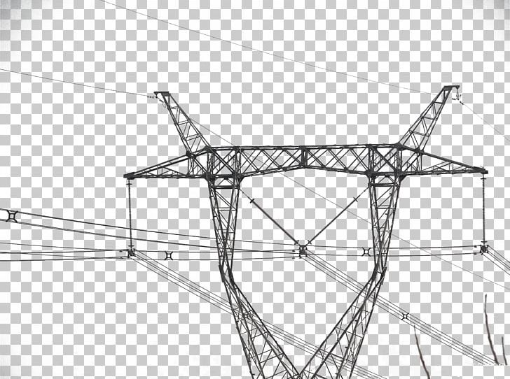 High Voltage Electric Power Distribution Overhead Power Line PNG, Clipart, Angle, Area, Barbed Wire, Black And White, Danger Free PNG Download