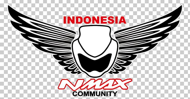 South Tangerang Yamaha NMAX Brand Sticker PNG, Clipart, Beak, Black And White, Brand, Community, Emblem Free PNG Download