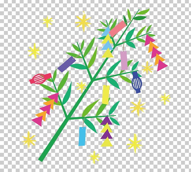 Qixi Festival Tanzaku Sasa Floral Design PNG, Clipart, Area, Artwork, Branch, Coloring Book, Flora Free PNG Download