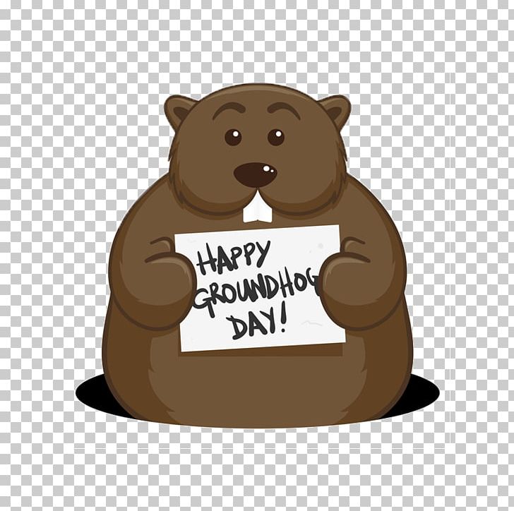 Bear Groundhog Day Punxsutawney Phil PNG, Clipart, 2 February, Animals, Bear, Beaver, Carnivoran Free PNG Download