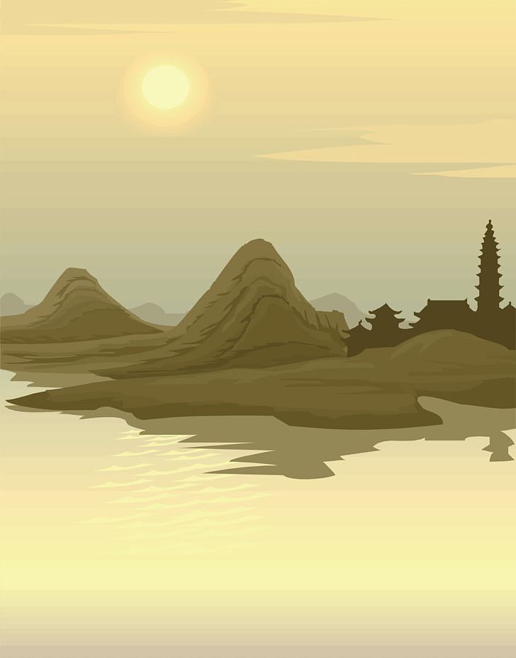 Fukei Landscape Painting Illustration PNG, Clipart, Abstract Lines, Cartoon, Chinese Painting, Computer Wallpaper, Graphic Design Free PNG Download