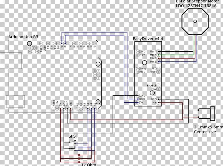 Stepper Motor Wiring Diagram Circuit Diagram Electrical Wires & Cable Electronic Circuit PNG, Clipart, Angle, Area, Circuit Diagram, Diagram, Drawing Free PNG Download
