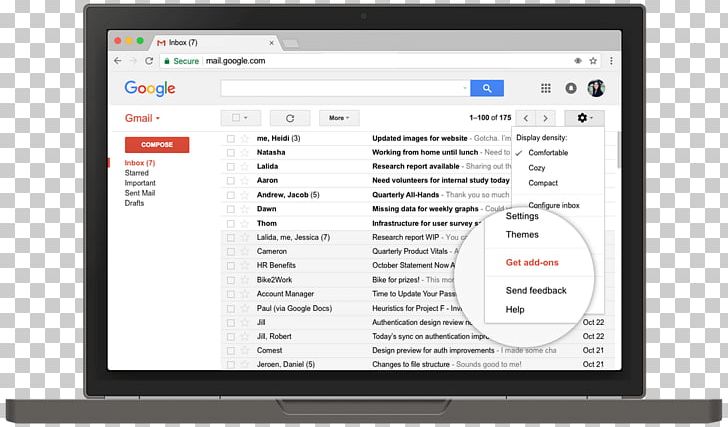 Inbox By Gmail G Suite Email PNG, Clipart, Android, Brand, Computer, Computer Monitor, Computer Program Free PNG Download