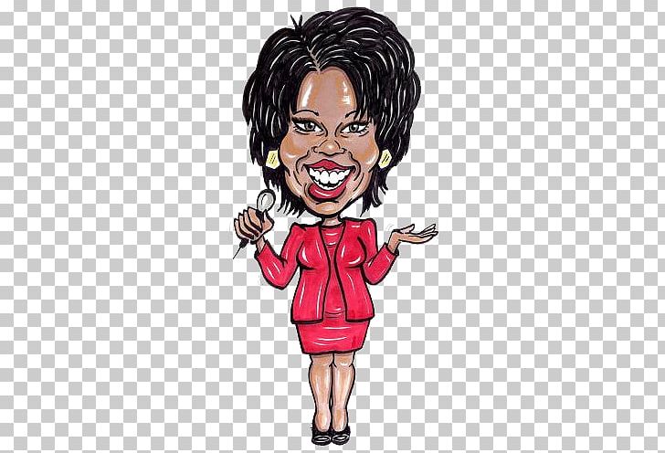 The Oprah Winfrey Show Cartoon Television Presenter PNG, Clipart, Art, Brown Hair, Caricature, Cartoon, Celebrity Free PNG Download