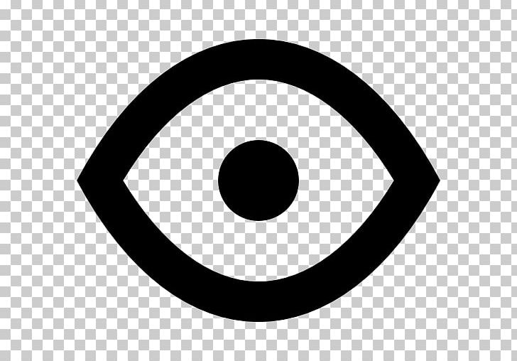 Eye Computer Icons Symbol PNG, Clipart, Area, Black And White, Circle, Computer Icons, Encapsulated Postscript Free PNG Download