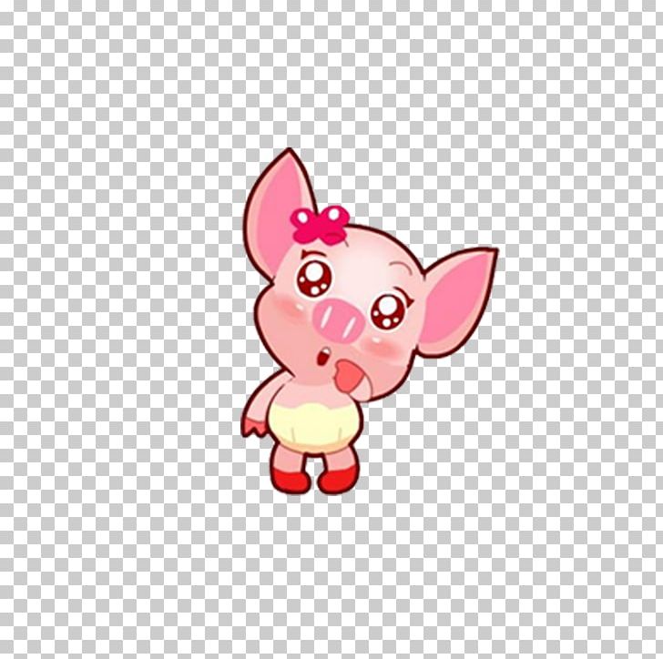 Domestic Pig Cartoon Avatar Cuteness PNG, Clipart, Animals, Download, Elements, Fat Pig, Fictional Character Free PNG Download