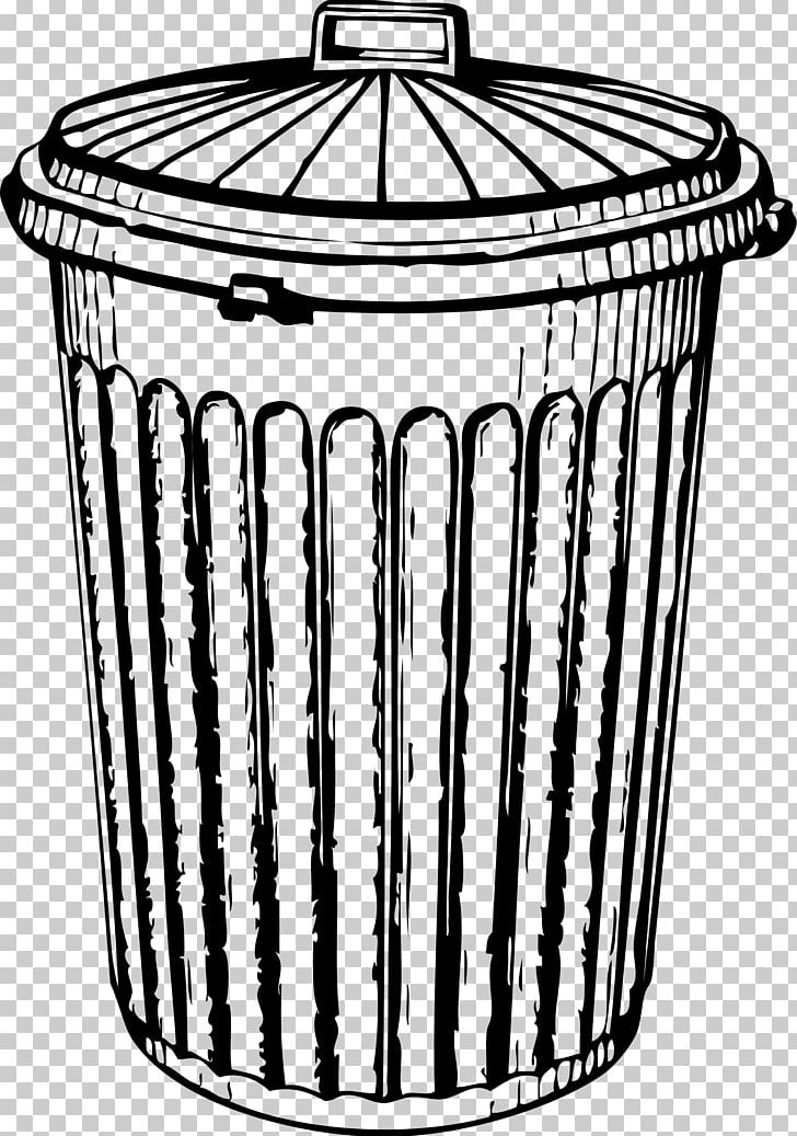 Rubbish Bins & Waste Paper Baskets Tin Can PNG, Clipart, Automatic Waste Container, Basket, Beverage Can, Black And White, Desktop Wallpaper Free PNG Download