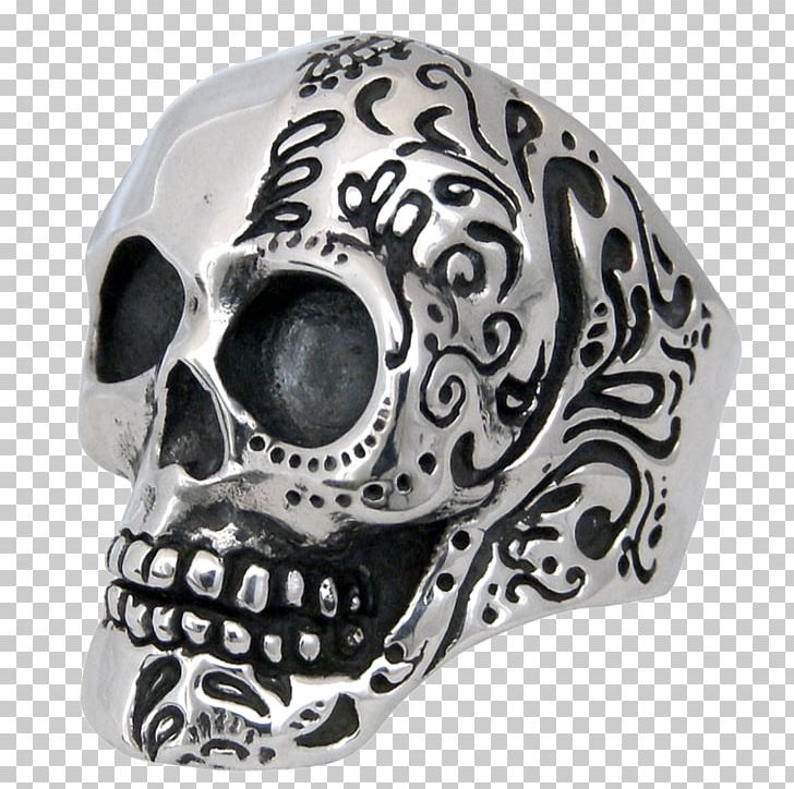 Skull Silver Headgear PNG, Clipart, Bone, Headgear, Jewellery, Ring, Rose For Stamp Tshirts Free PNG Download