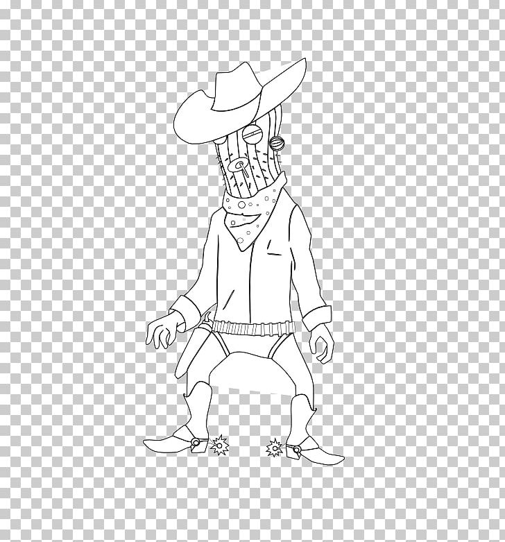 Cowboy Hat Sketch Finger Illustration PNG, Clipart, Angle, Arm, Artwork, Black, Black And White Free PNG Download