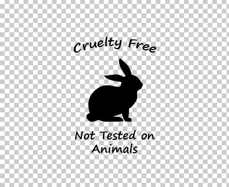 Domestic Rabbit Hare Easter Bunny Logo PNG, Clipart, Animals, Animal Testing, Black, Black And White, Brand Free PNG Download