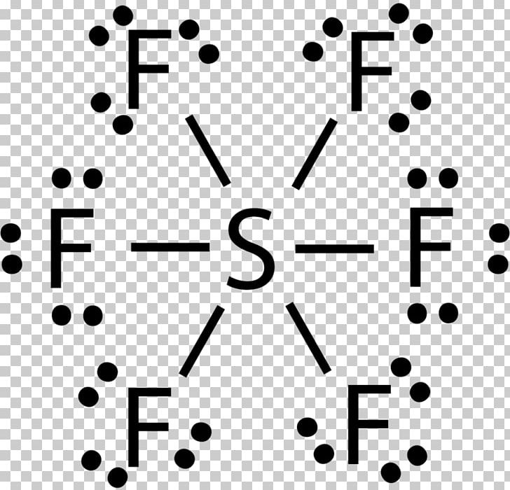 Lewis Structure Sulfur Hexafluoride Lewis Pair VSEPR Theory Sulfur Tetrafluoride PNG, Clipart, Angle, Black And White, Brand, Chem, Chemistry Free PNG Download
