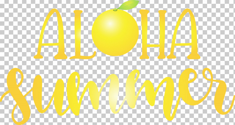 Logo Font Yellow Lemon Fruit PNG, Clipart, Aloha Summer, Fruit, Happiness, Lemon, Logo Free PNG Download