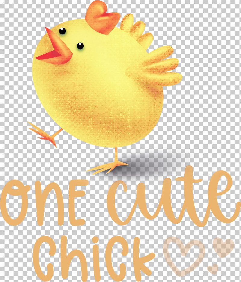 One Cute Chick Easter Day Happy Easter PNG, Clipart, Beak, Biology, Birds, Chicken, Easter Day Free PNG Download