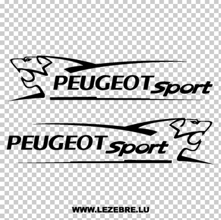 Sticker Decal Brand Logo Peugeot PNG, Clipart, Area, Black, Black And White, Brand, Decal Free PNG Download