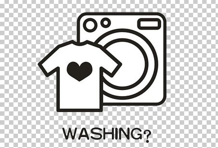 Washing Machine Logo Icon PNG, Clipart, Area, Black And White, Brand, Check Mark, Clothes Free PNG Download