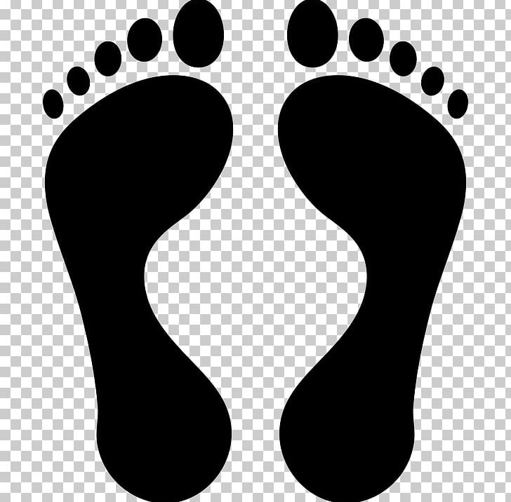 Footprint Computer Icons PNG, Clipart, Animal Track, Barefoot, Black, Black And White, Circle Free PNG Download