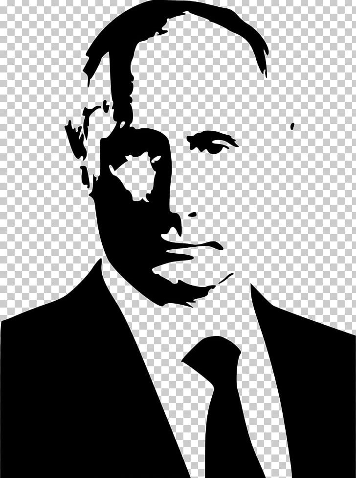 Russia President Of The United States Decal PNG, Clipart, Black And White, Bumper Sticker, Celebrities, Decal, Fictional Character Free PNG Download