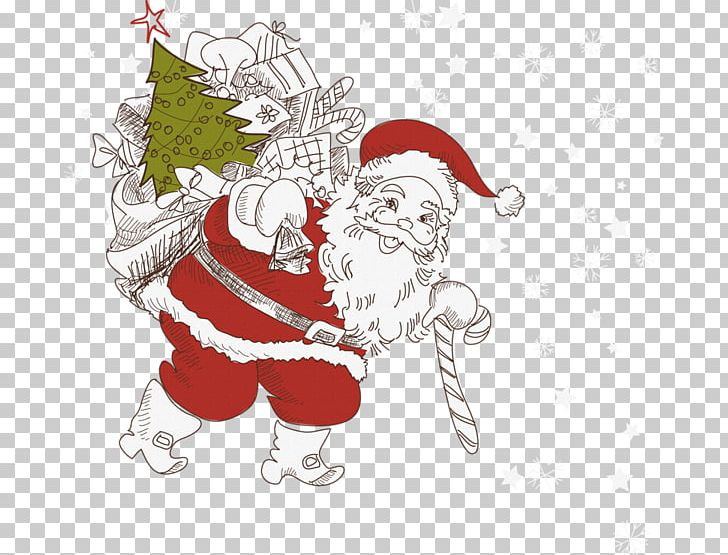 Santa Claus Christmas Card Illustration PNG, Clipart, Cartoon, Christmas Card, Christmas Decoration, Fictional Character, Greeting Card Free PNG Download