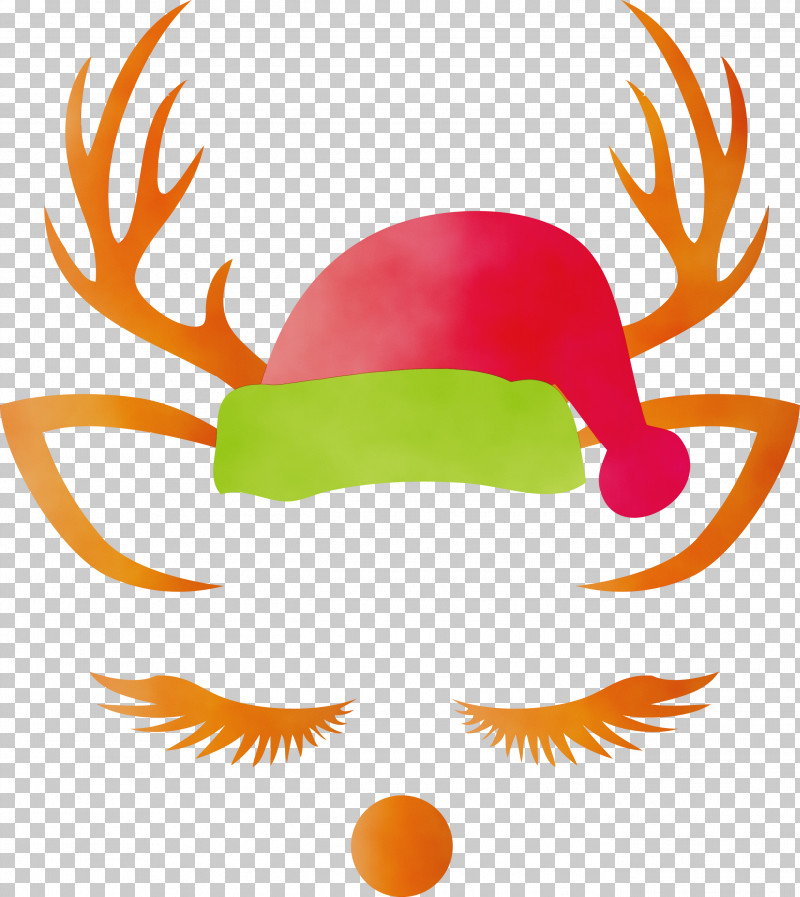 Orange PNG, Clipart, Orange, Paint, Reindeer Face, Sticker, Watercolor Free PNG Download