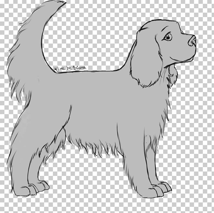 Dog Breed Puppy Retriever Sporting Group Spaniel PNG, Clipart, Animals, Artwork, Black And White, Breed, Carnivoran Free PNG Download
