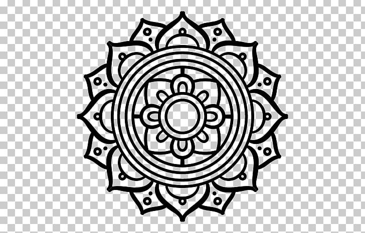 Mandala Coloring Book Drawing Mantra PNG, Clipart, Area, Black And White, Book, Cannabidiol, Circle Free PNG Download