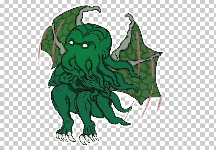 Telegram Sticker Cthulhu VKontakte PNG, Clipart, 27 April, 2017, Cthulhu, Demon, Dora The Explorer Free PNG Download