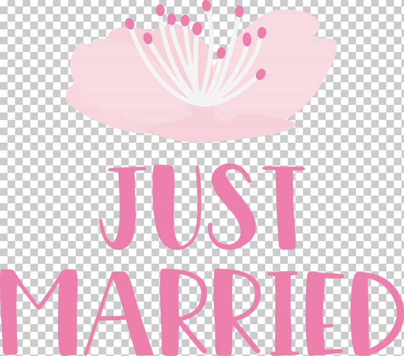 Just Married Wedding PNG, Clipart, Floral Design, Just Married, Logo, Meter, Wedding Free PNG Download