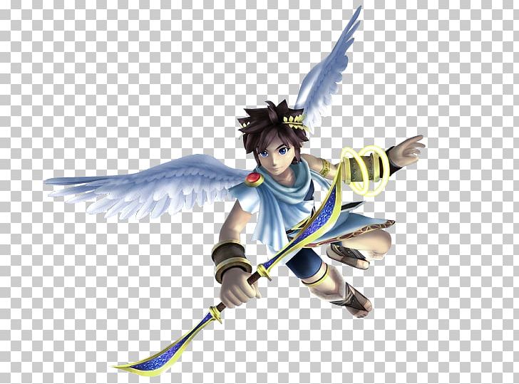 Super Smash Bros. Brawl Super Smash Bros. Melee Kid Icarus Mario PNG, Clipart, Action Figure, Angel, Computer Wallpaper, Feather, Fictional Character Free PNG Download