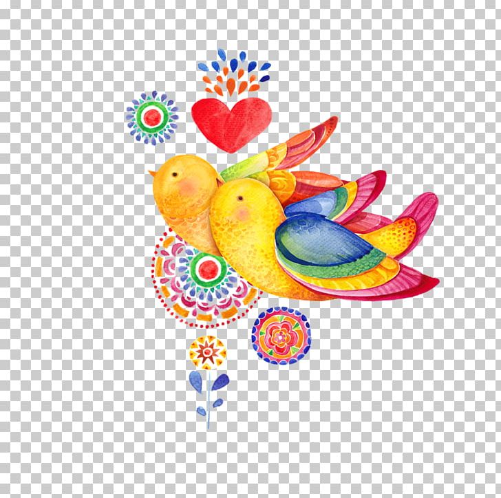 Watercolor Painting PNG, Clipart, Art, Azure, Baby Toys, Bird, Cartoon Free PNG Download