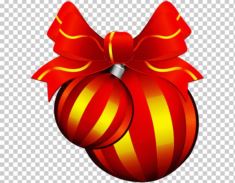 Christmas Ornament PNG, Clipart, Christmas Ornament, Plant, Red, Ribbon Free PNG Download