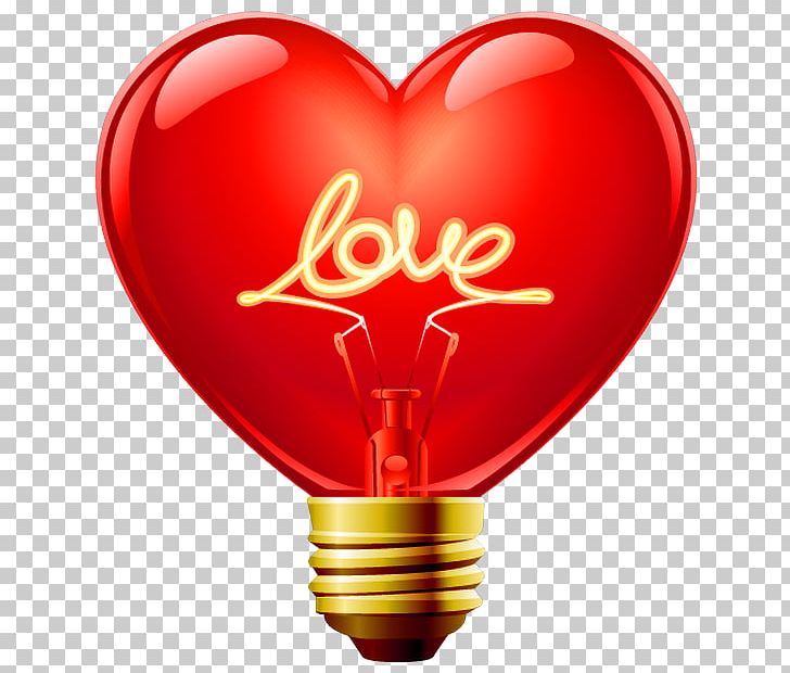 Heart Light PNG, Clipart, Bulb, Clip Art, Desktop Wallpaper, Electrical Filament, Electric Light Free PNG Download
