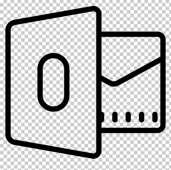 Computer Icons Microsoft Outlook Microsoft Word PNG, Clipart, Angle, Area, Black, Black And White, Brand Free PNG Download
