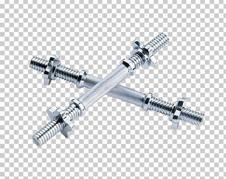 Body-Solid Threaded Dumbbell Handle W Collars & Spin Lock Exercise Equipment Fitness Centre PNG, Clipart, Angle, Barbell, Dumbbell, Exercise, Exercise Equipment Free PNG Download