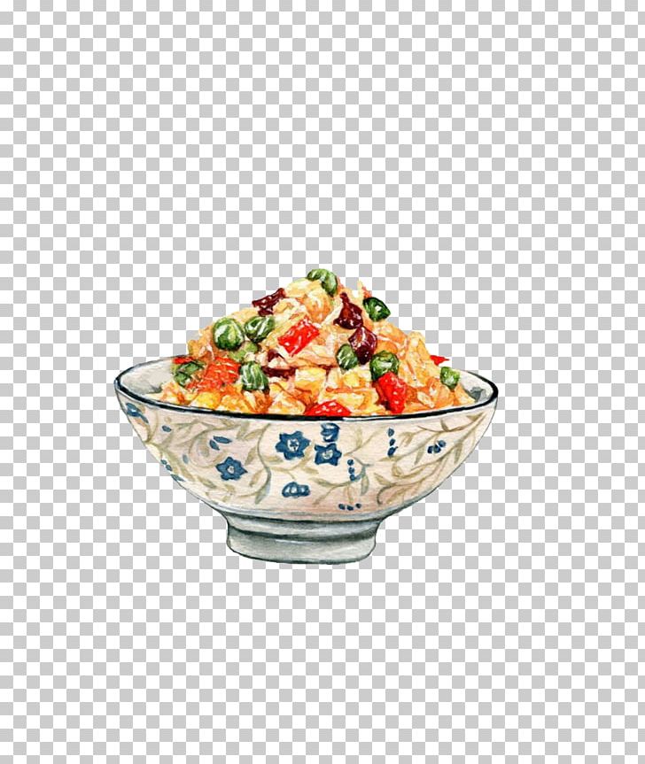 Fried Rice Vegetarian Cuisine Food Eating Cooked Rice PNG, Clipart, Bean, Beans, Bowl, Chicken Egg, Coffee Bean Free PNG Download